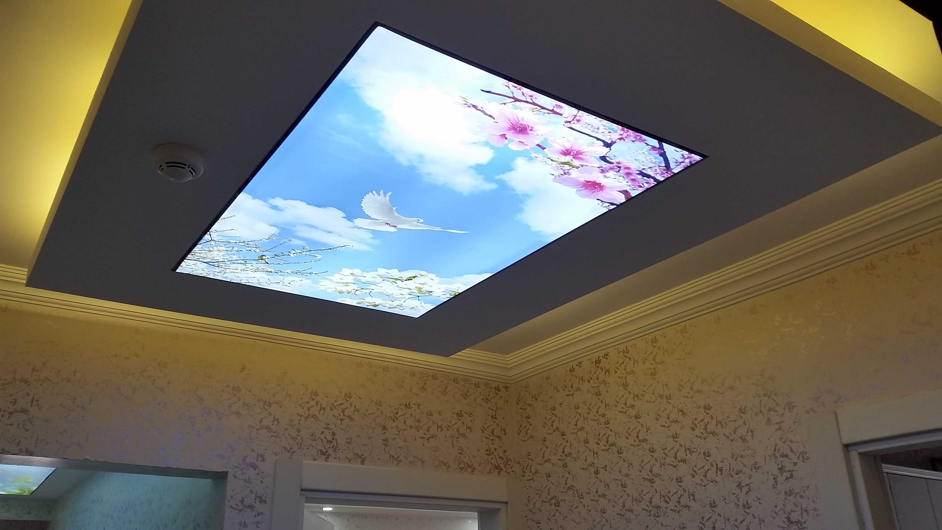 Gergi tavan dekorasyon 3